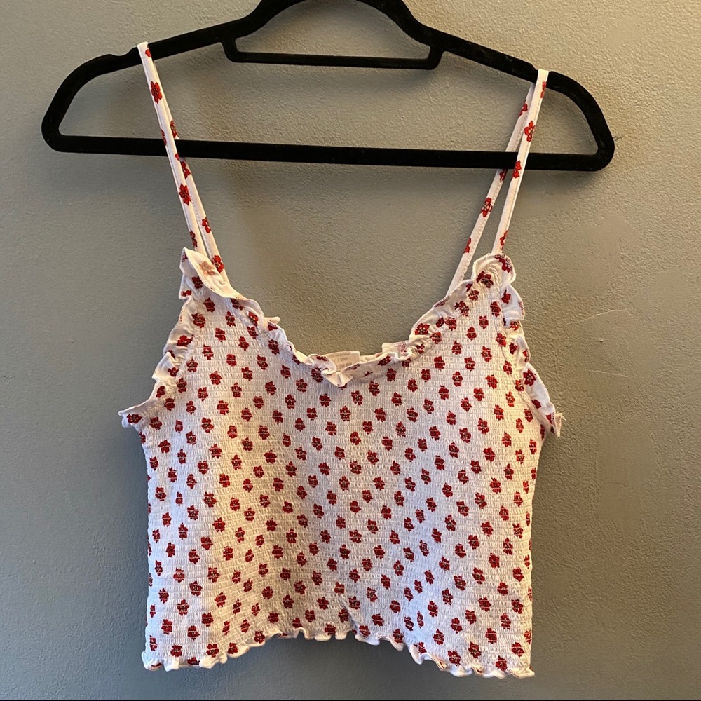 Shirred Floral Cami
